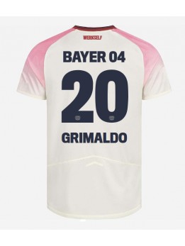 Bayer Leverkusen Alejandro Grimaldo #20 Gostujuci Dres 2025-26 Kratak Rukavima Bayer Leverkusen Alejandro Grimaldo #20 Gostujuci Dres 2025-26 Kratak Rukavima